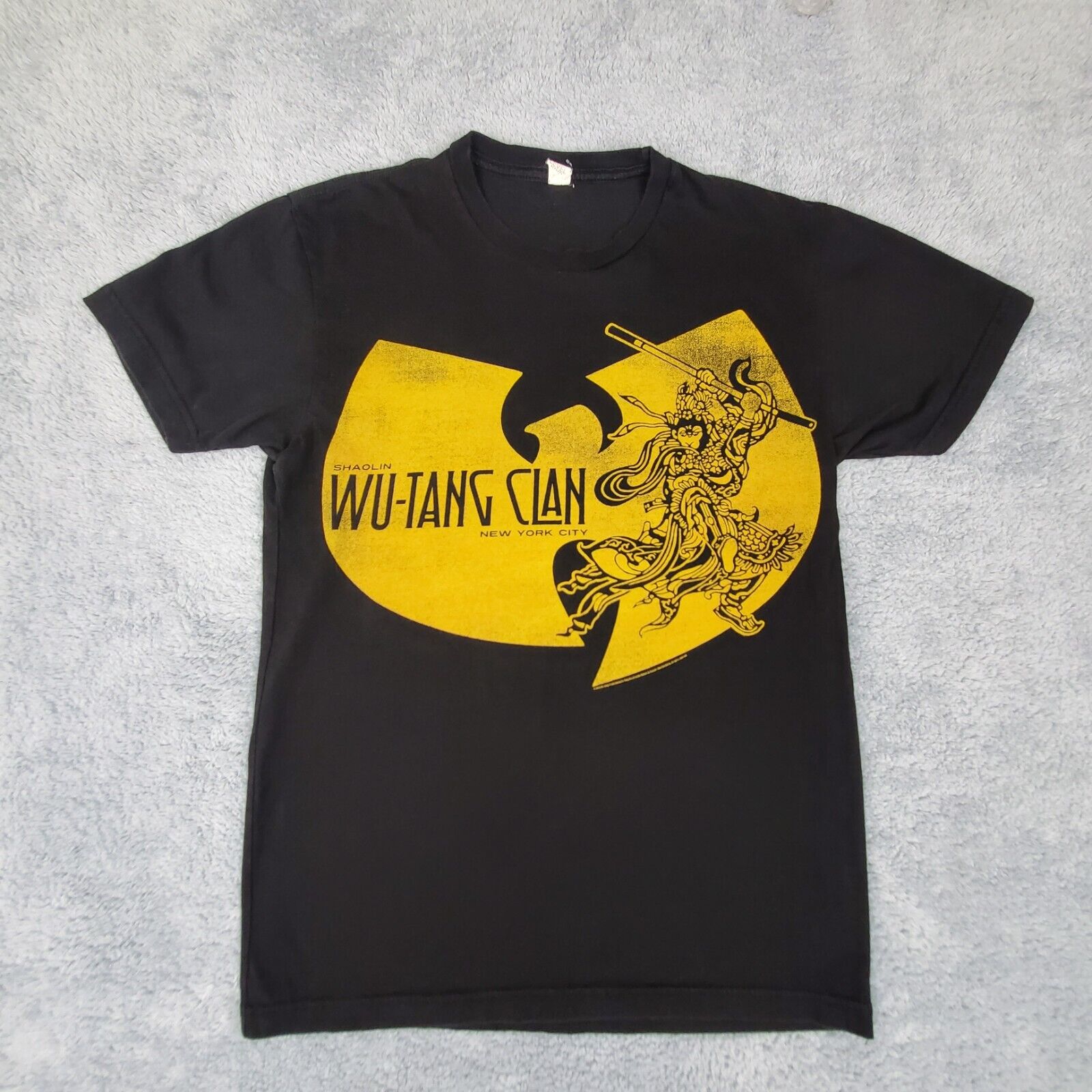 Wu Tang Clan x King Monkey 2010 T-Shirt Sz Small Black Gold Wu Tang Clan x King Monkey 2010 T-Shirt Sz Small Black Gold