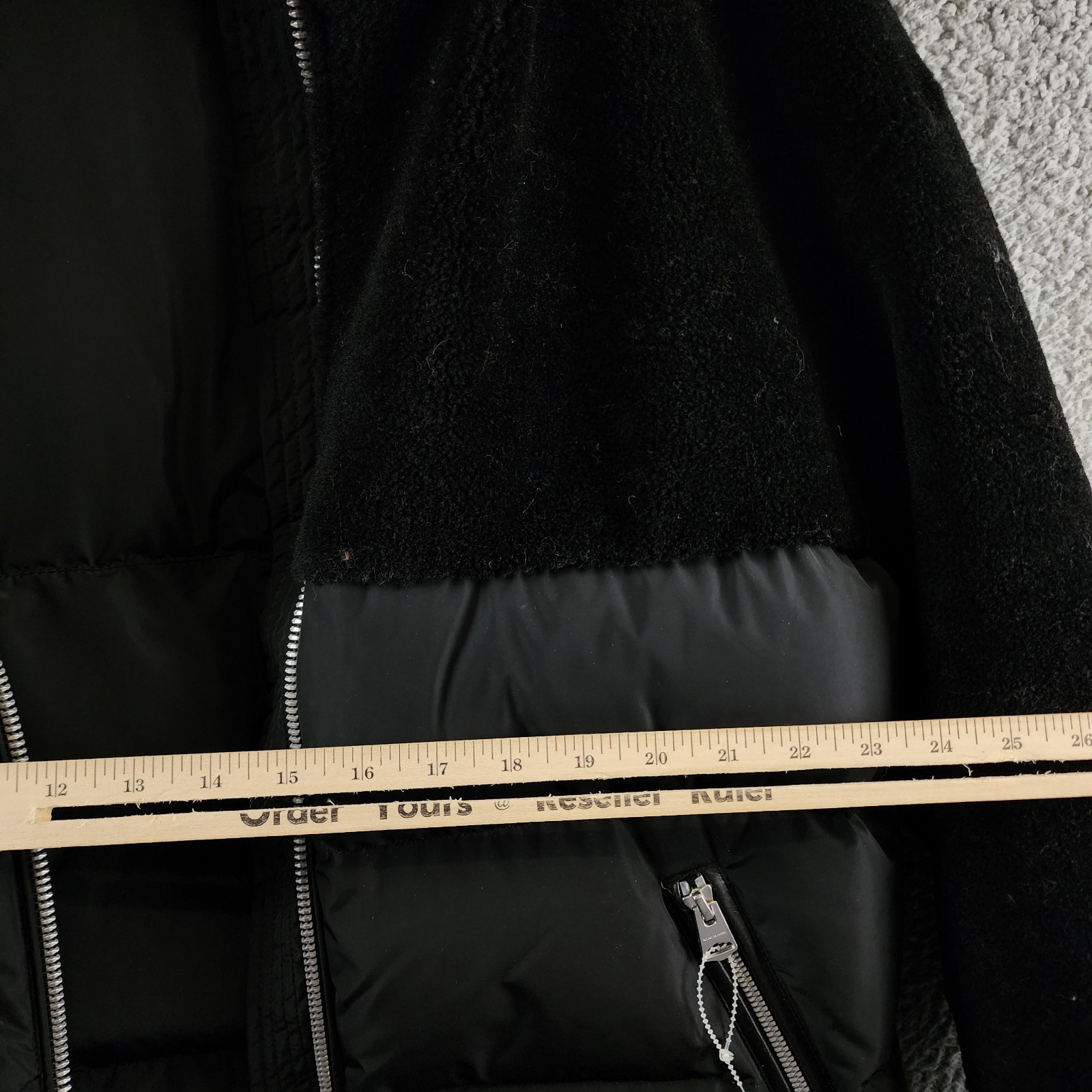 Mackage Junia Down Hooded Full Zip Coat Women's XL Black Full Zip Long Sleeve - Picture 10 of 15