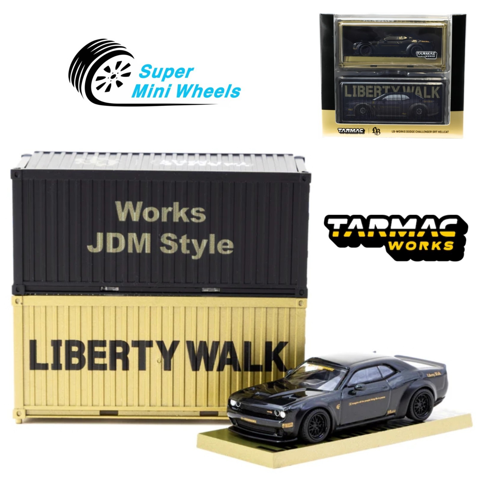ターマックワークス 1/64 LBダッジ チャレンジャー SRT ヘルキャット Amazon | ターマックワークス 1/64 LB-WORKS ダッジ