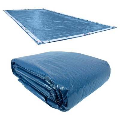 Robelle 18 x 36 ft Heavy Duty Blue Winter Pool Cover for Ingro...