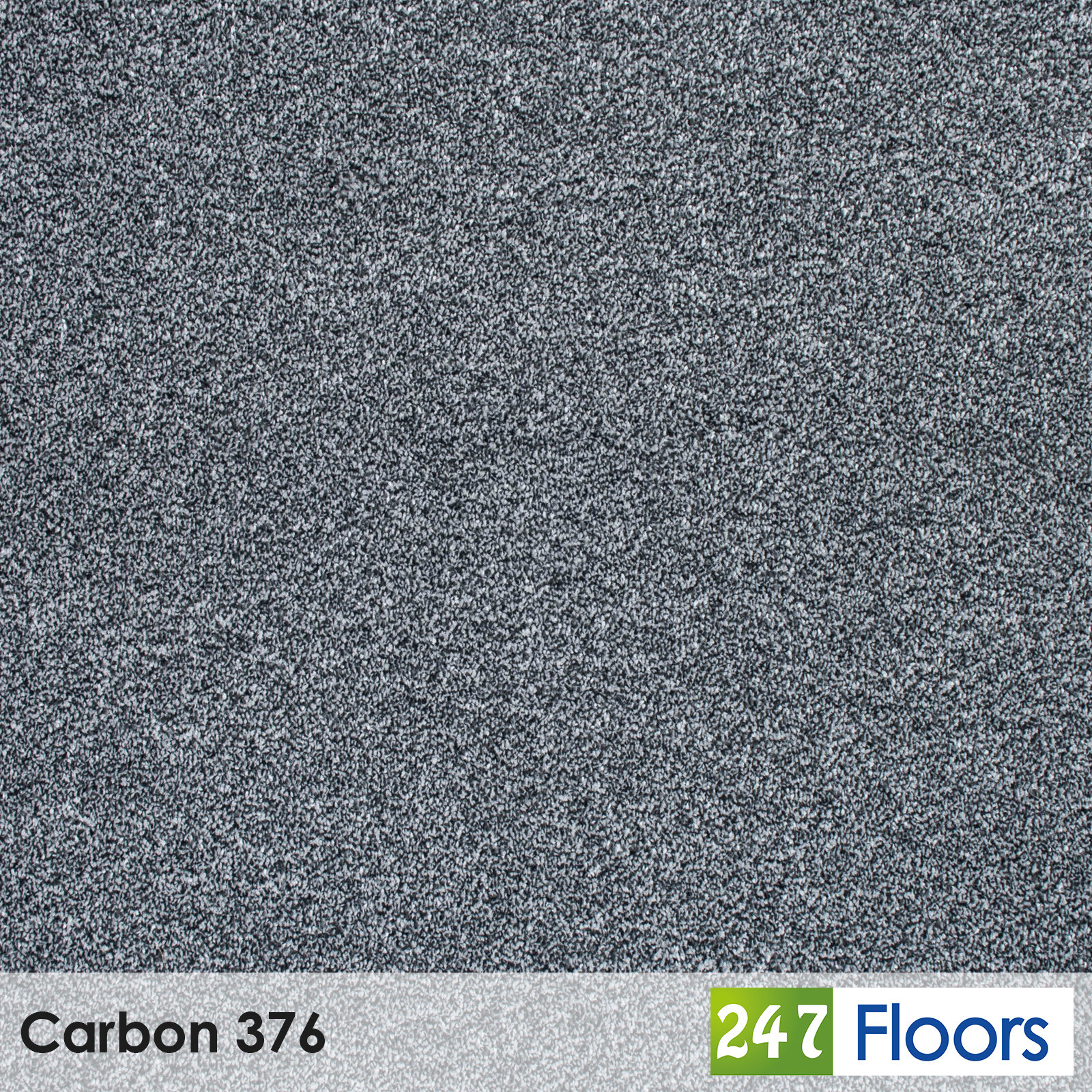 Carbon 376 Birma Saxony Pile Stain Resistant Carpet 19mm Thick Lounge Bedroom