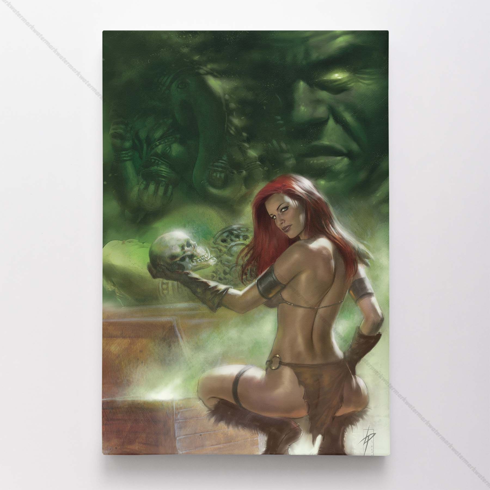 Red Sonja Poster Canvas Comic Book Art Print #1573
