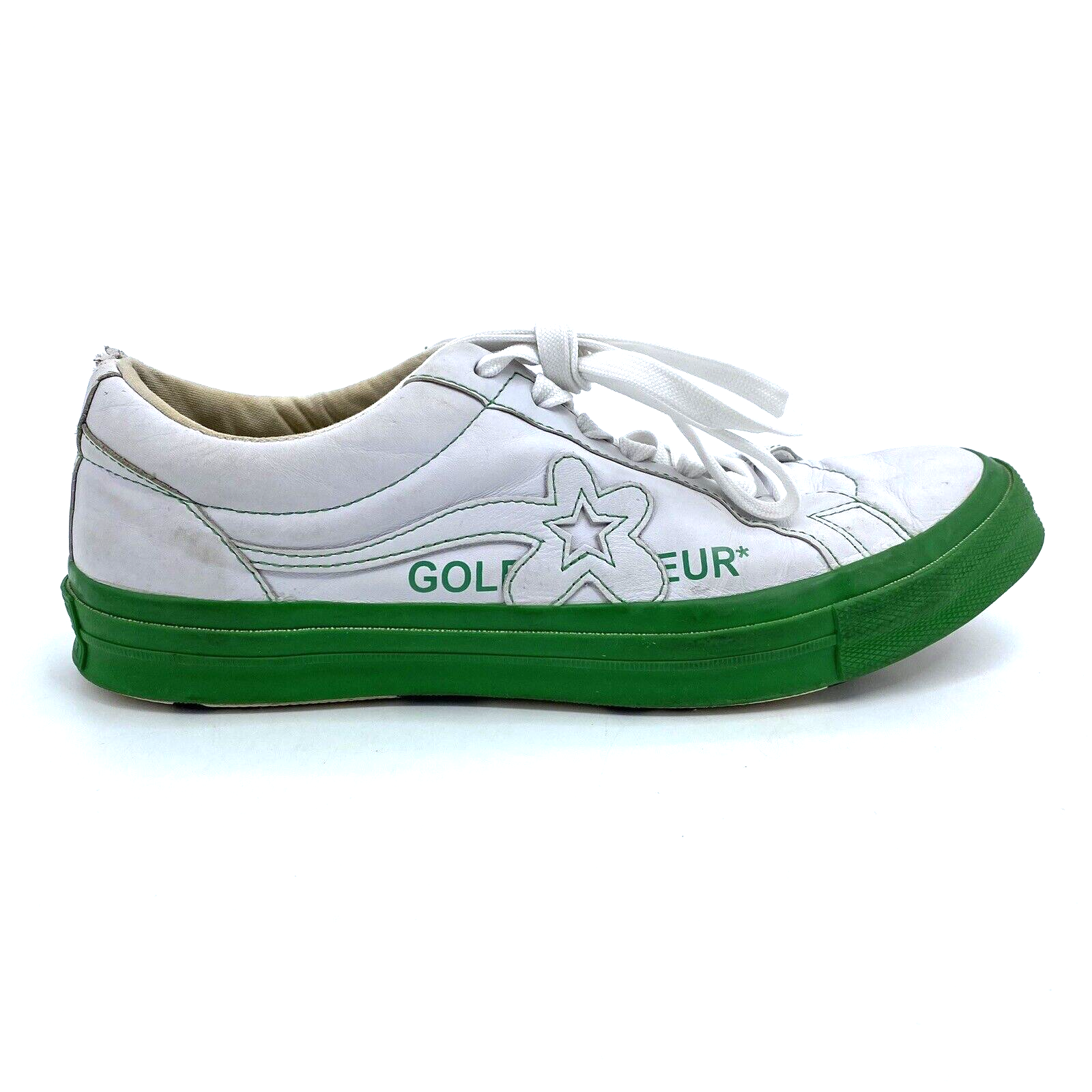 Men's 9.5 Converse Tyler the Creator Golf Le Fleur Shoes White Green  164025C | eBay UK