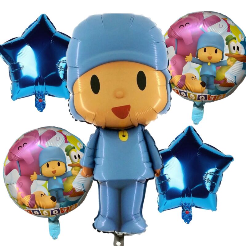 Pocoyo Birthday Party Balloons ! Us Seller! Fash Shipping! Party Supply! Xl Blue
