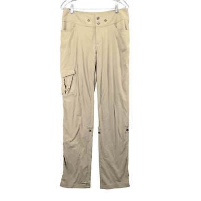Columbia Omni Shield Advanced Repellency Cargo Pants Womens Size 10 Long Tan