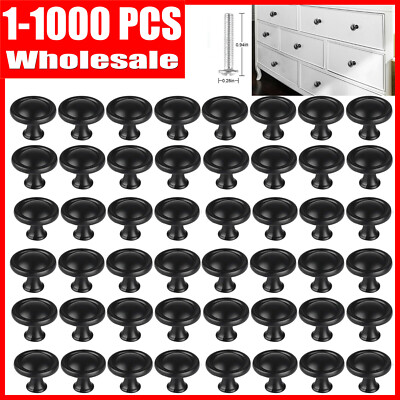 Black Cabinet Knobs Drawer Pull Handles Cabinet Dresser for Kitchen Bathroom Lot