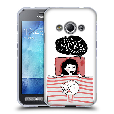 HEAD CASE DESIGNS LAZY DOODLES SOFT GEL CASE FOR SAMSUNG PHONES 4