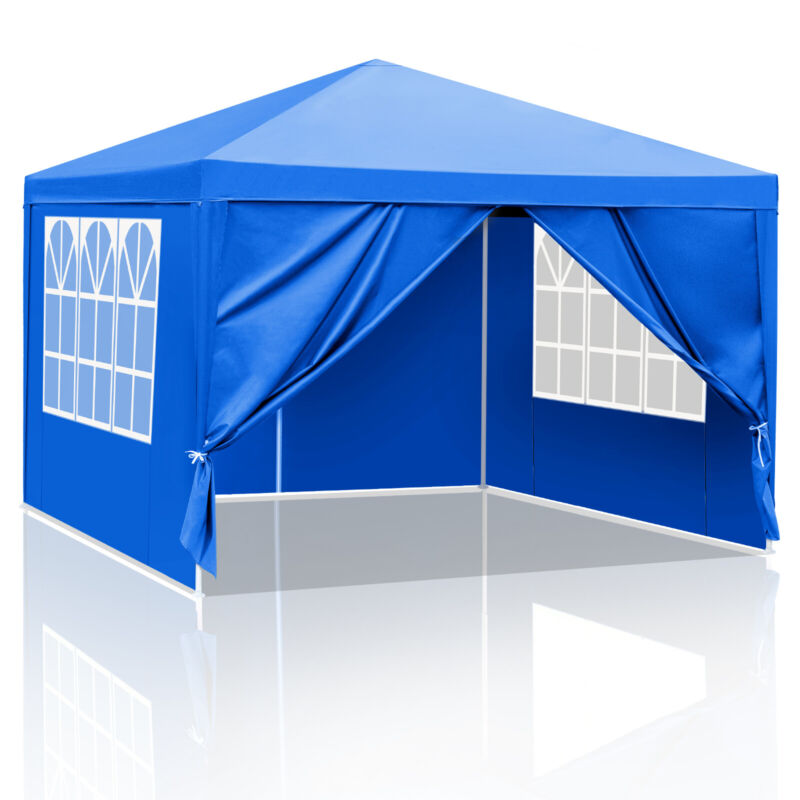 10'x10' Patio Gazebo Waterproof Outdoor Canopy Tent Party Tent With