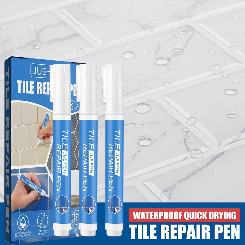 3 Pcs Waterproof Tile Marker Grout Pen Wall Seam Pen For Tiles Floor Seam Repair