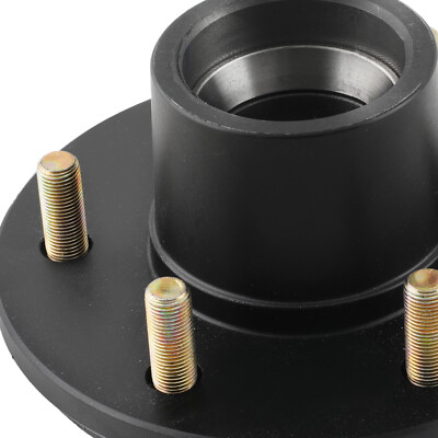 Pair Trailer Hubs Convert Mobile Home with Bearings 6000# 6 Lug 6x5.5 Idler Axle