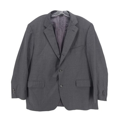 J PRESS Presidential Blazer Jacket Gray 120's Wool Made in USA Size 48R