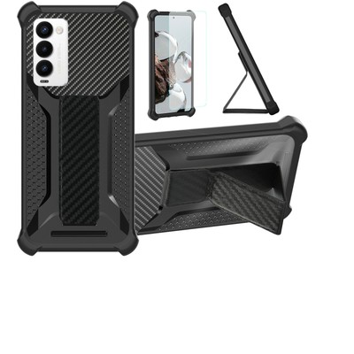 for Tecno Camon 18p Phone Case Cover Glass Screen Protector A1