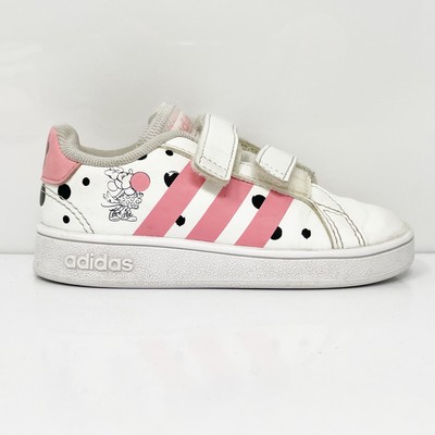 

Adidas Girls Grand Court FZ3229 Белая повседневная обувь Кроссовки Размер 7K, Белый, Grand Court