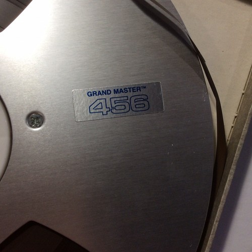 Ampex Grand Master 456 Precision Magnetic Tape Reel To Reel 101/2