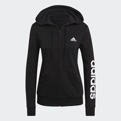 Худи с молнией во всю длину и логотипом adidas Essentials для женщин