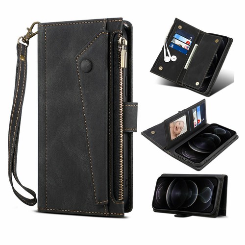 For Samsung A33 A53 A32 A72 Luxury Shockproof Leather Zipper Wallet Phone Case