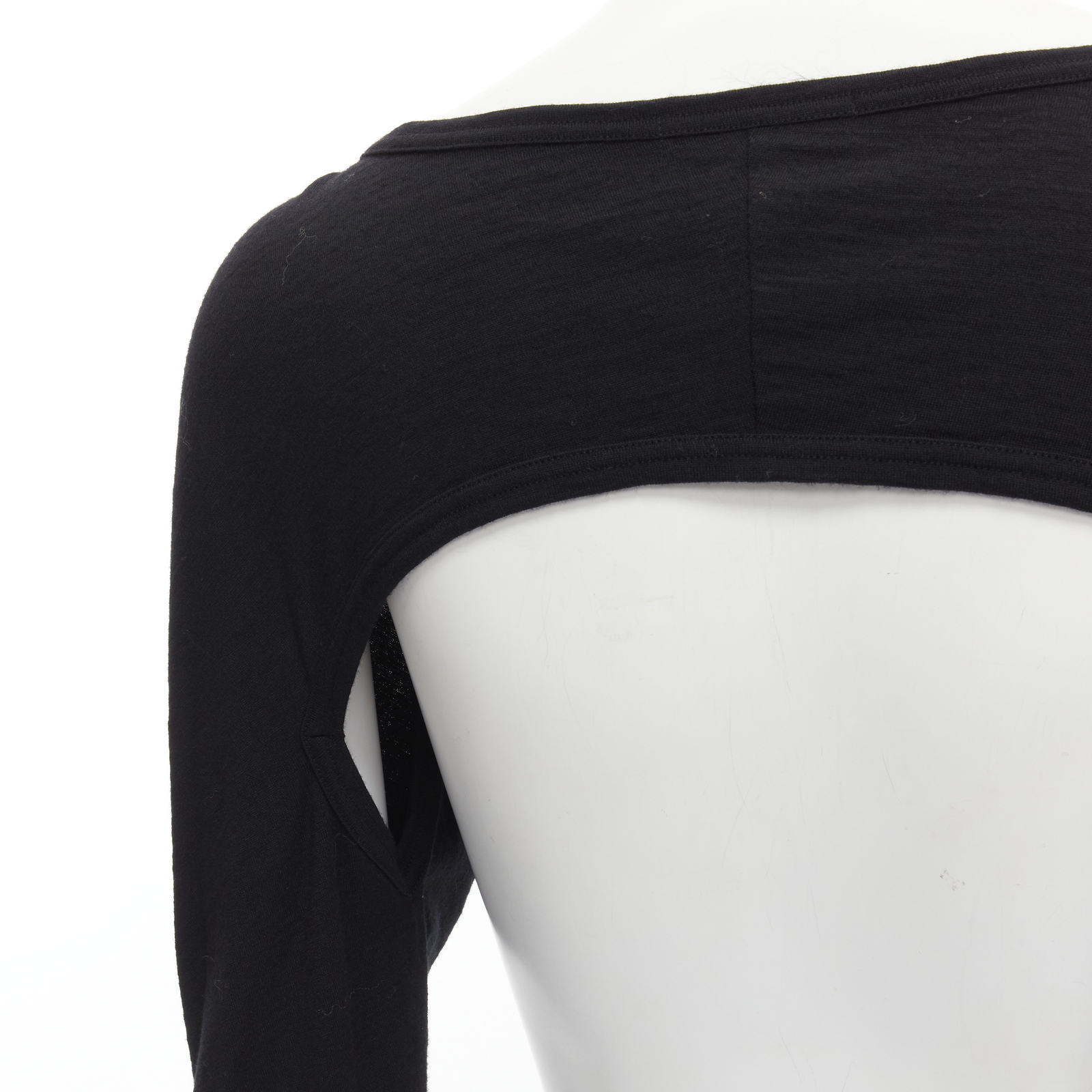 TRICOT COMME DES GARCONS Vintage black twisted cropped long TRICOT COMME DES GARCONS Vintage black twisted cropped long