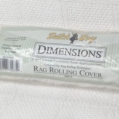 Dutch Boy Dimensions Rag Texture Paint Rolling Cover For Wall Painting  Decor