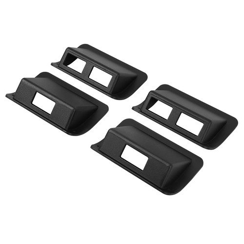 For Hummer H1 Set of 4 Aluminum Interior Power Window Switch Bezels