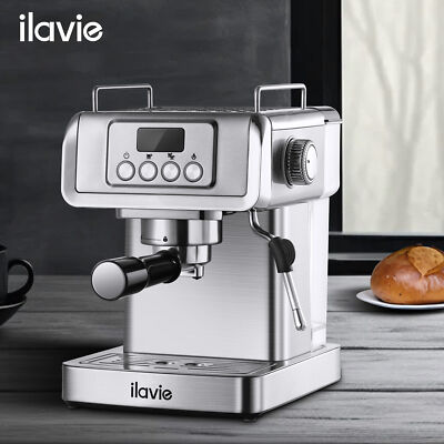 Professional Espresso Machine w/ Milk Frother 20 Bar Pump Fast Heat Coffee Maker