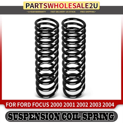 2x Rear Left & Right Sides Coil Springs for Ford Focus	2000-2004 2.0L 2.3L Wagon