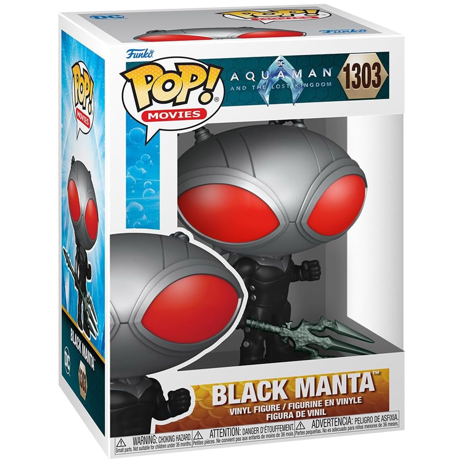 Виниловая фигурка Funko Aquaman Lost Kingdom POP Black Manta НОВАЯ В НАЛИЧИИ