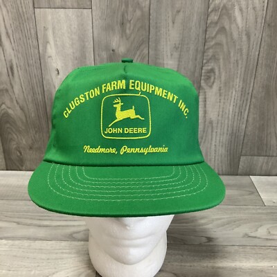 Vintage John Deere SnapBack Trucker Hat Cap Made In USA, NOS