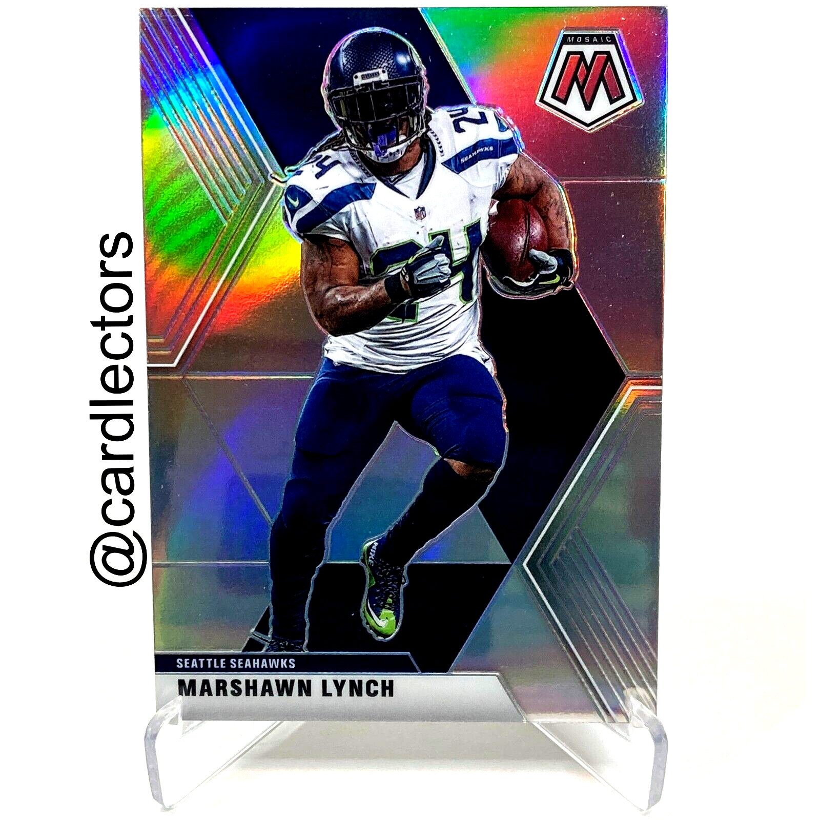 コレクション rinshan 2020 Panini Mosaic Football MARSHAWN LYNCH #185 Silver PRIZM