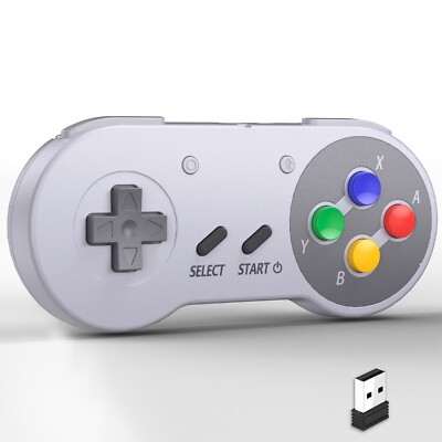 Wireless N64/SNES/NGC Switch Online Controller USB Receiver for Switch PC NSO