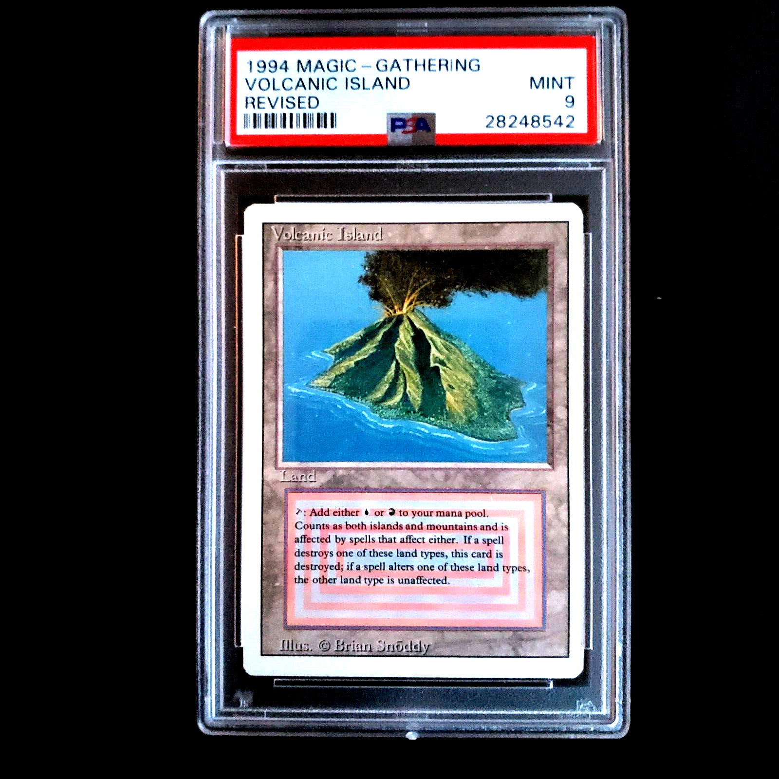 1994 Volcanic Island Revised MTG Magic Rare Dual Land 1994 Volcanic Island Revised MTG Magic Rare Dual Land