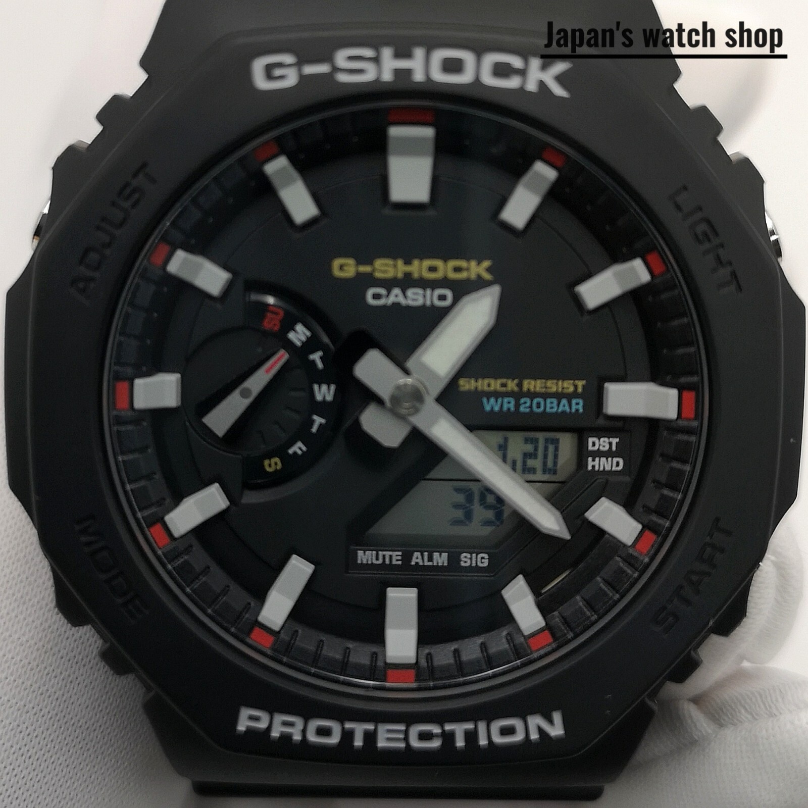【G-SHOCK】GA-2100RL-1AJF CASIO G-SHOCK GA-2100RL-1AJF Black ANALOG-DIGITAL Men's