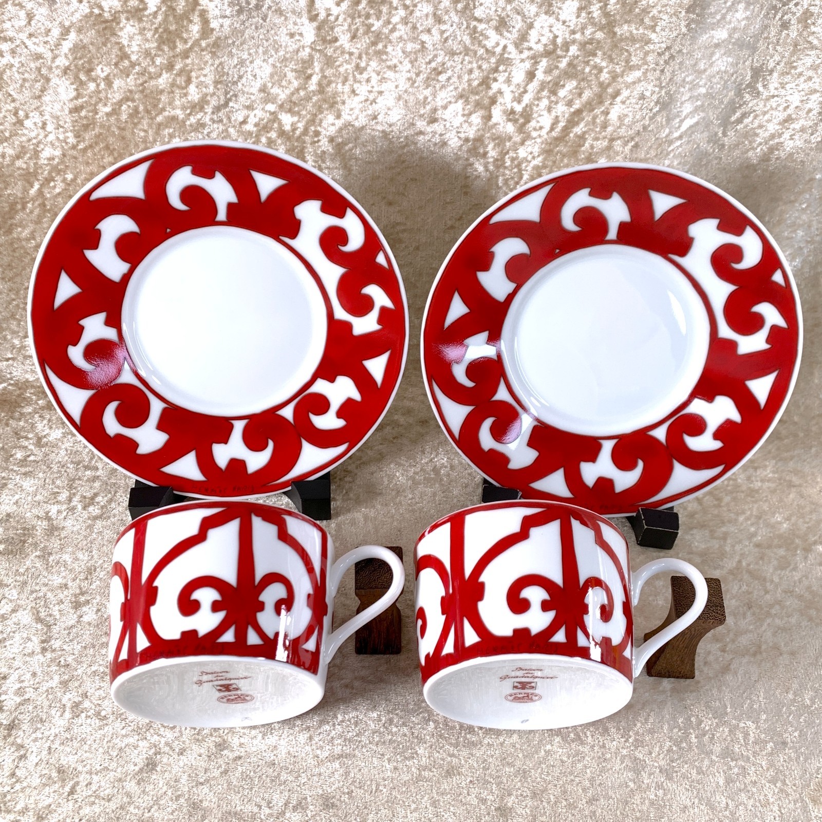 Hermes Tea Cup Saucer Balcon du Guadalquivir Porcelain Tableware