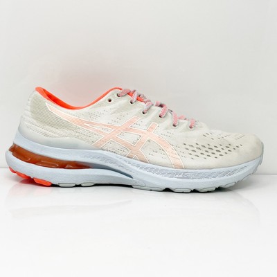 Asics Womens Gel Kayano 28 1012B257 Белые кроссовки для бега Размер 7.5