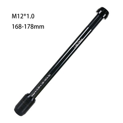 Sturdy and Practical Bike Trainer Thru Axle Skewer Aluminum Alloy Black Color