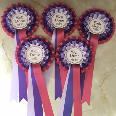 pack of 5 Puppy show Special Dog Winner dog party rosettes Well Done
