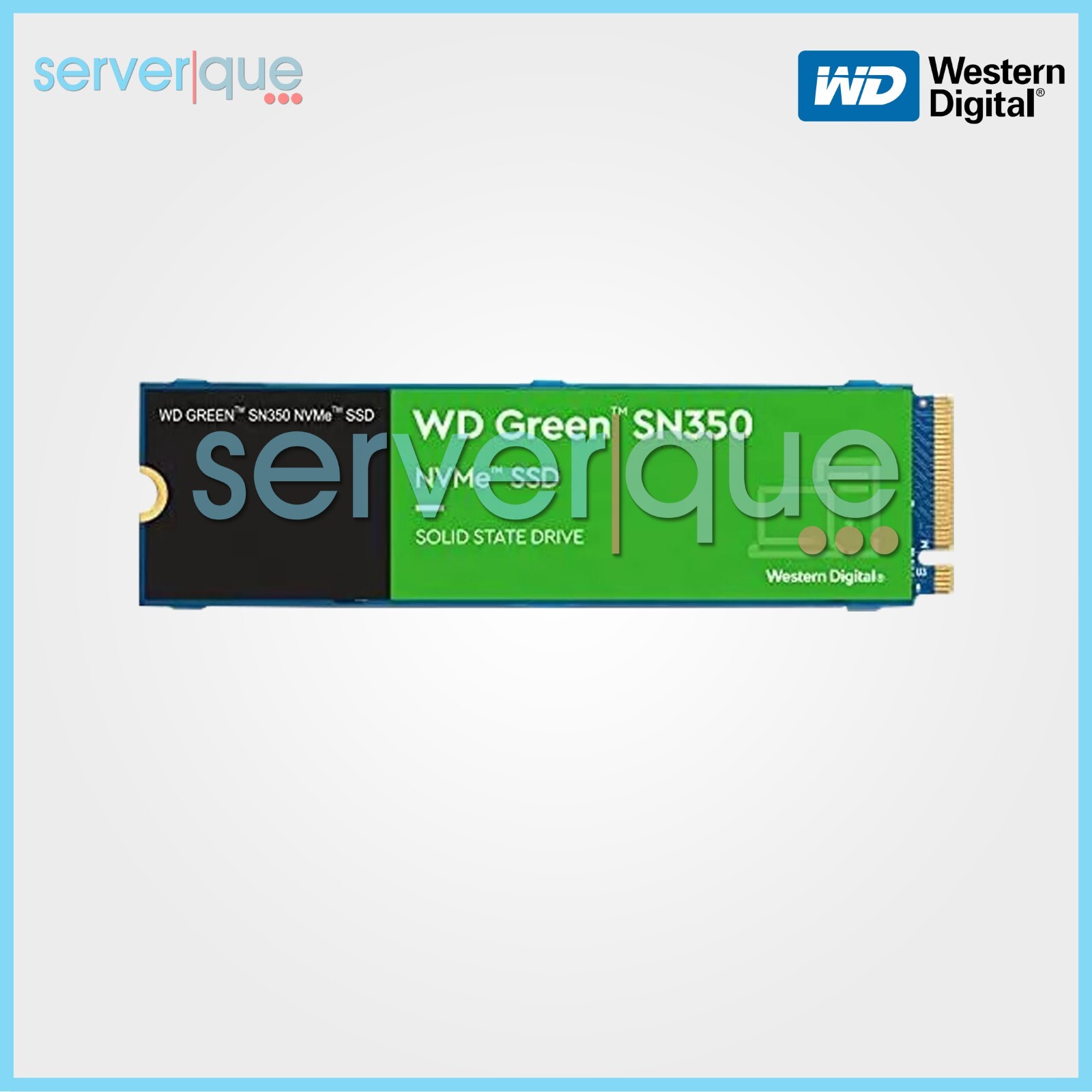 Western Digital WDS100T3G0C（M.2 SSD 1TB） Western Digital WDS100T3G0C 1TB SN350 M.2 NVME GREEN | Gigahertz