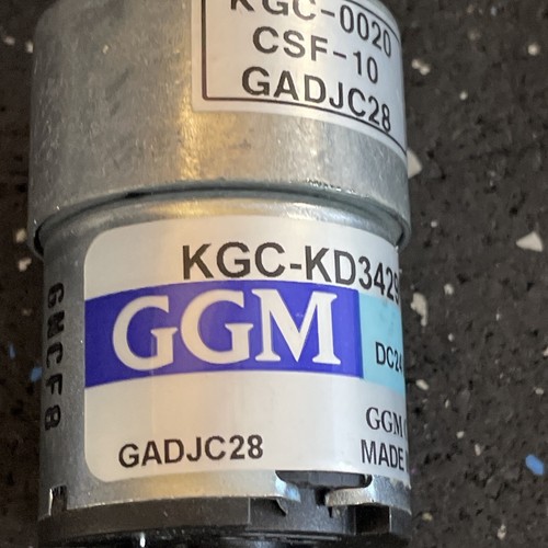 GGM Micro Brush Gear Motor - Model KGC-3429 - OPEN BOX (NEW)