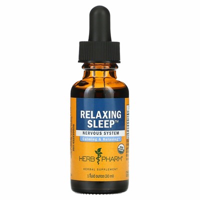 Herb Pharm Relaxing Sleep 1 жидкая унция 30 мл Без глютена