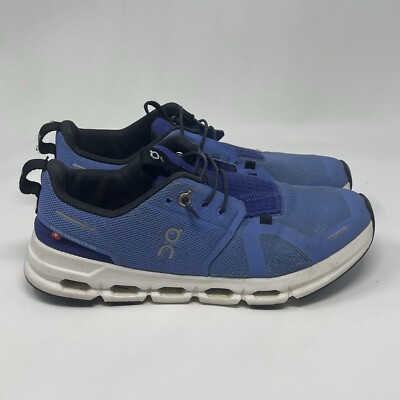 On Cloud Sky Running Shoes Womens 7.5 Youth 6 Blue Mesh Lightweight Sneakers