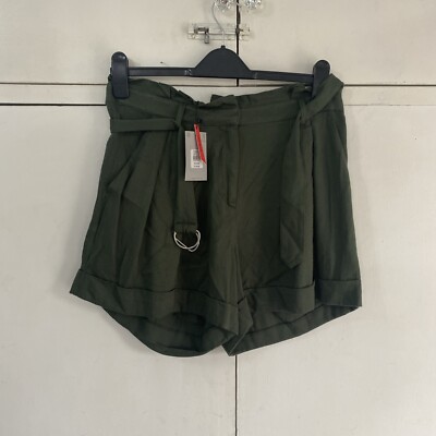 Oasis Ladies Shorts Size 12 Green BNWT RRP £34.00