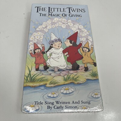 The Little Twins The Magic of Giving VHS, 1998 by Carly Simon Brand New Sealed