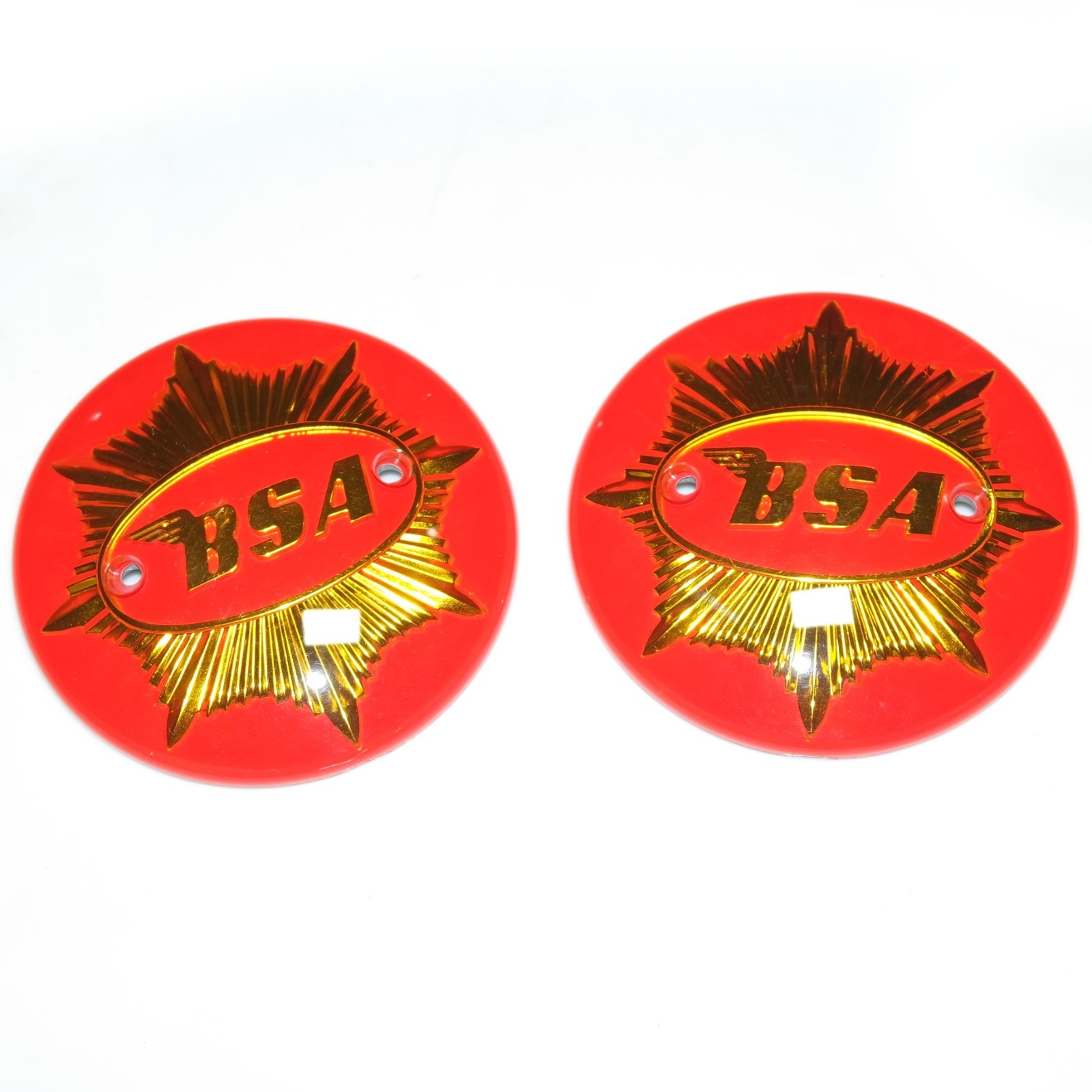 BSA Gold Star Petrol Fuel Gas Badge Emblem Decal Set  