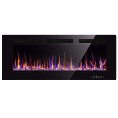 In-wall Recessed And Wall Mounted 1500w Fireplace Heat...