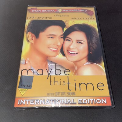Maybe This Time (DVD) - Sarah Geronimo Coco Martin - Star Cinema Anniversary TFC