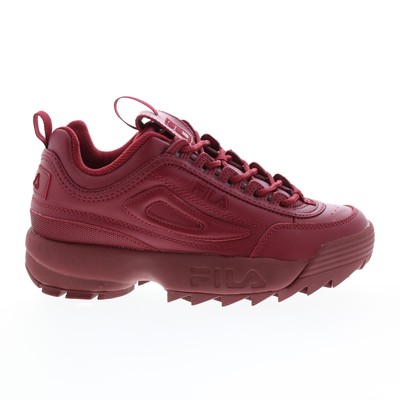 Fila Disruptor II Autumn 5FM00695-600 Женские красные кроссовки Lifestyle Обувь 7