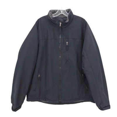 DULUTH TRADING Black Grab Fleece Lined Jacket Men's Size XL