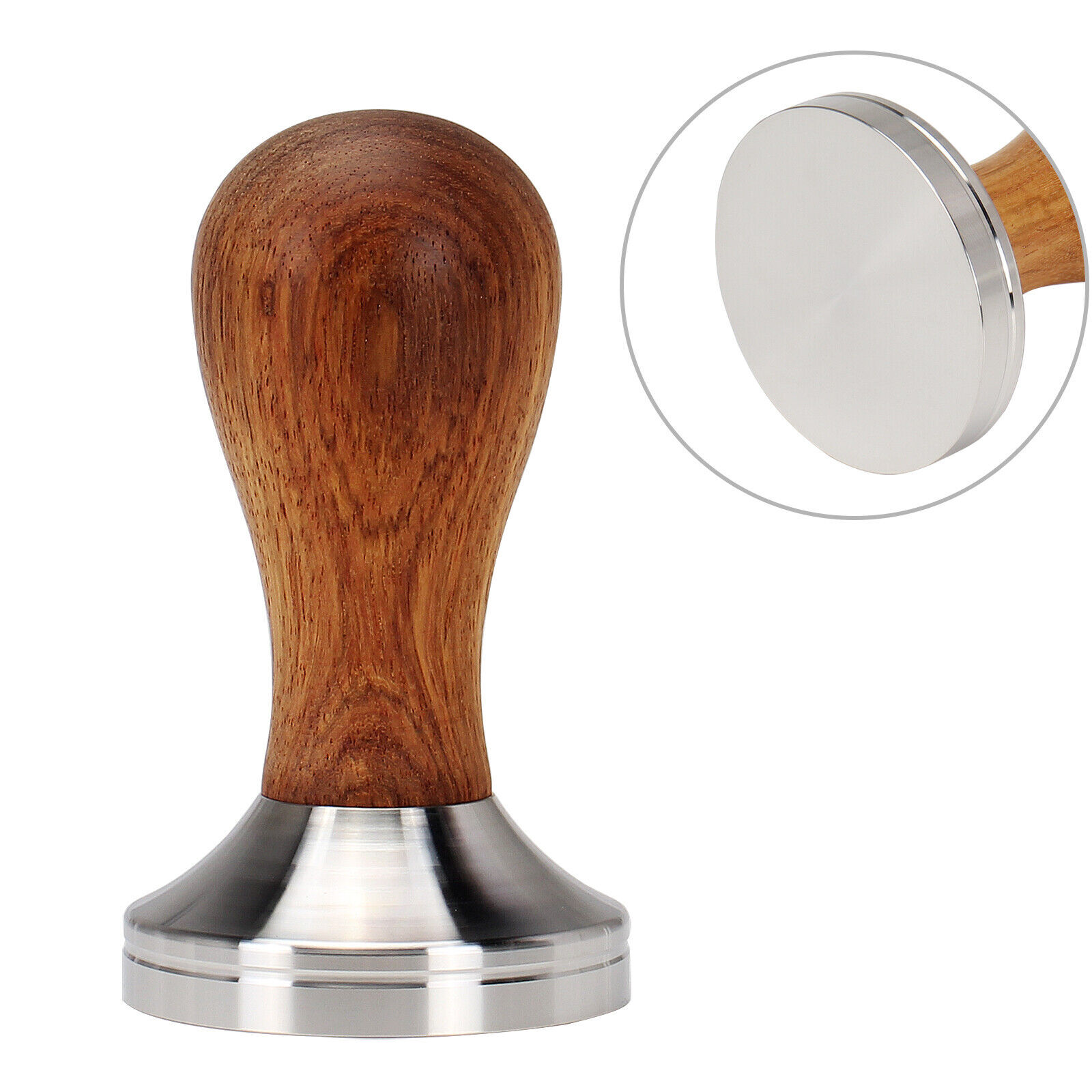 51mm/53mm/58mm Coffee Tamper Calibrated Espresso Powder Hammer Pressing Leveler