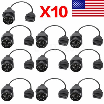 38 Pin OBD OBD2 Adapter Cable For Mercedes Benz Mit W124 W203 W204 W140 W202