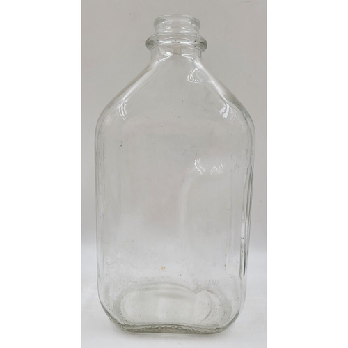 Unmarked Half Gallon Glass Milk Bottle Recyclable Jug from 1950's & 60