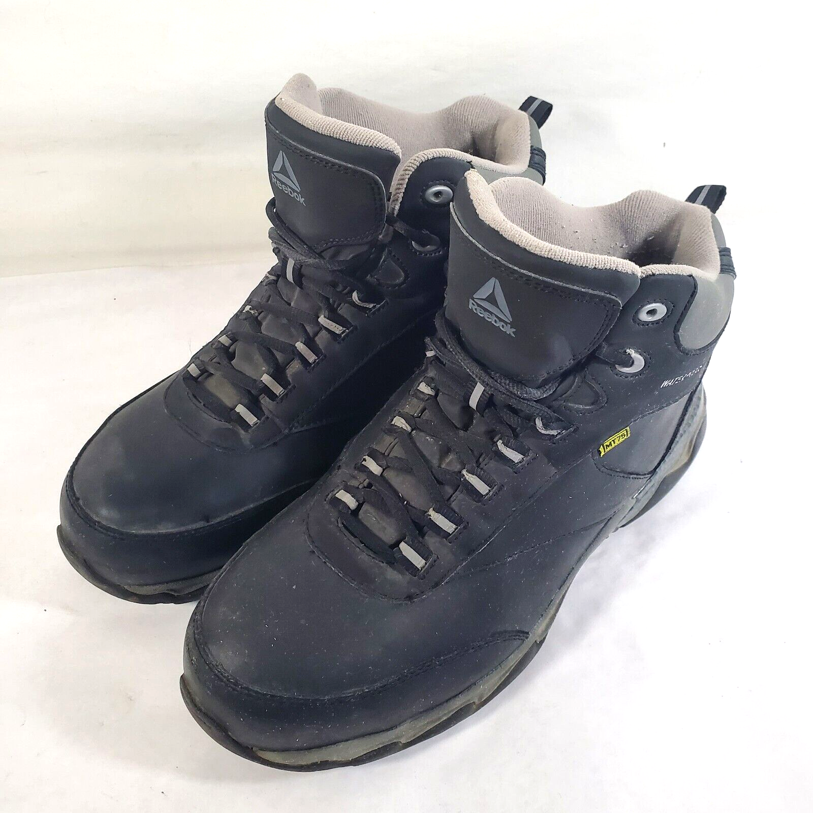 Reebok MT75 Beamer Work Men's Composite Toe Ankle Boots Black Size